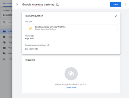 Google Analytics base tag